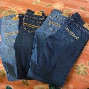 Girl’s Abercrombie jeans.  One with tags still